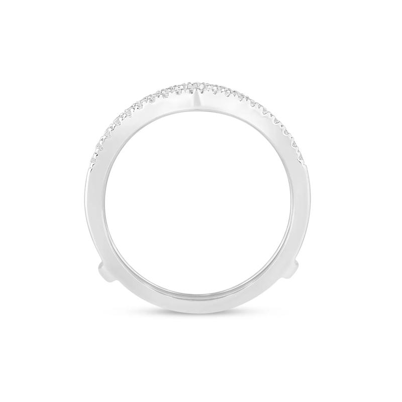 Lab Grown Diamond Chevron Ring Insert in 14K Rose White &#40;1/4 ct. tw.&#41; – Image 2 of 3
