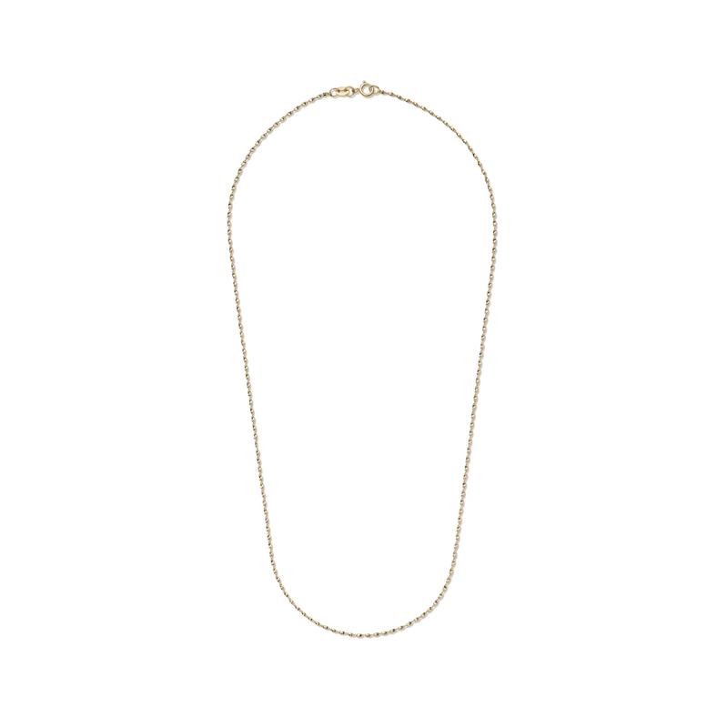 Diamond-Cut Twist Chain in 14K Yellow Gold, 1MM, 18&rdquo; – Image 2 of 5