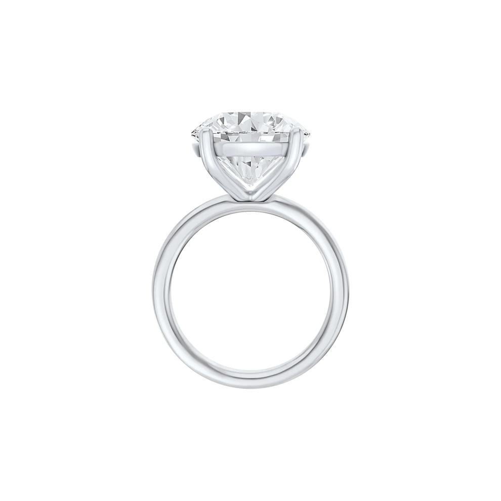 Lab Grown Diamond Round Solitaire Ring in 14K White Gold (8 ct.) – Image 2 of 4