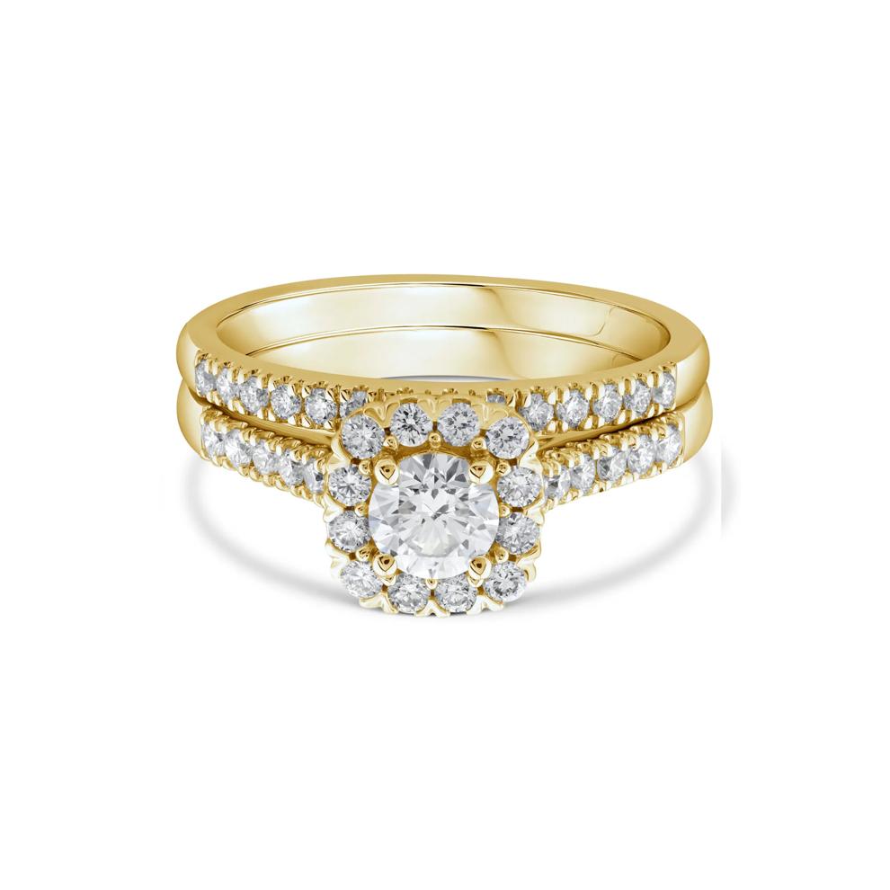 Lab Grown Diamond Engagement Set in 10K Yellow Gold (1 ct. tw.) – Image 1 of 3