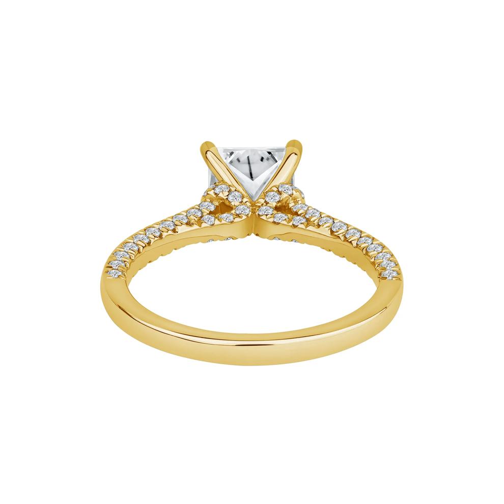 Abigail Lab Grown Diamond Engagement Ring in 14K Yellow Gold (2 ct. tw.) – Image 5 of 5