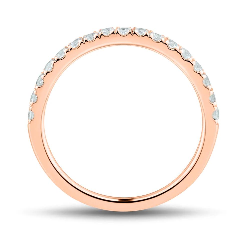 1/3 ct. tw. Lab Grown Diamond Band in 14K Rose Gold – Image 2 of 4