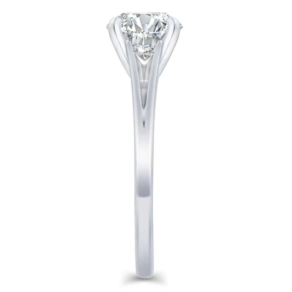 Split-Shank Semi-Mount Engagement Ring in 14K Gold (Setting Only) – Image 3 of 3