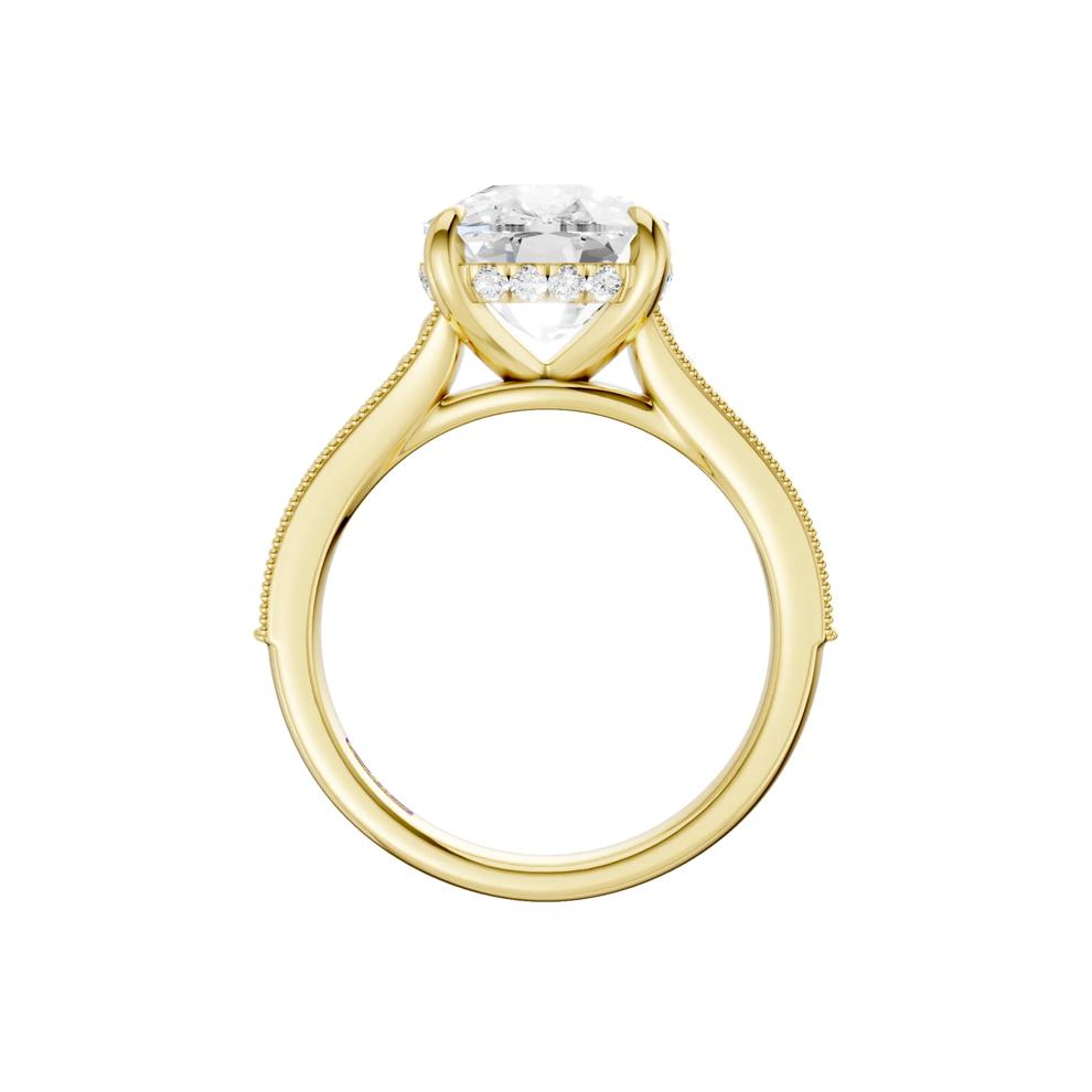Isabelle Lab Grown Diamond Limited Edition Engagement Ring in 18K Yellow Gold (4 1/7 ct. tw.) – Image 4 of 5