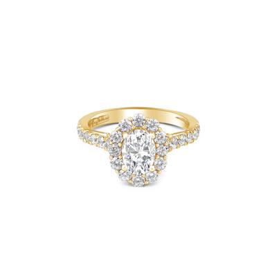 Esme Oval Lab Grown Diamond Engagement Ring in 18K Gold (2 ct. tw.)