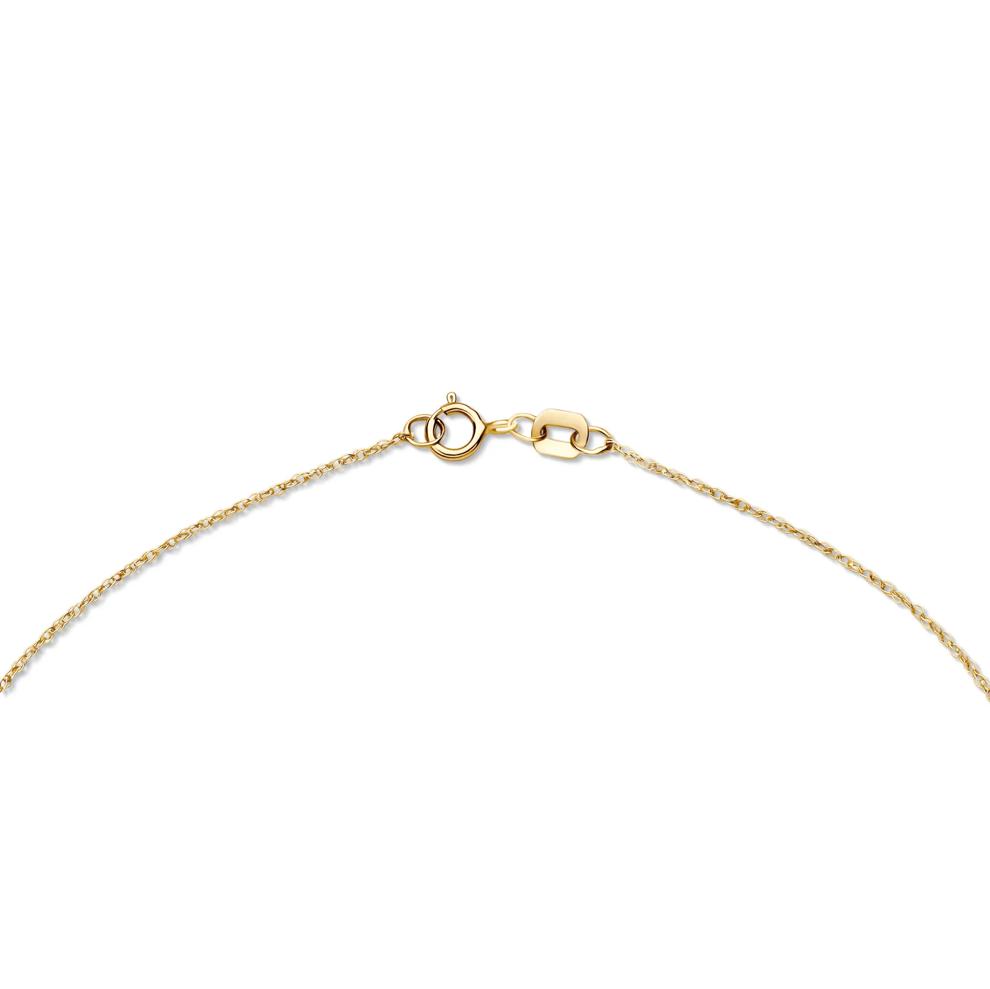 Lab Grown Diamond Princess-Cut Solitaire Pendant in 14K Yellow Gold (1/2 ct. tw.) – Image 2 of 4