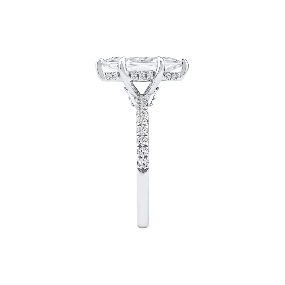 Palmer Lab Grown Diamond Marquise Engagement Ring in 14K White Gold (2 7/8 ct. tw.) – Image 3 of 5