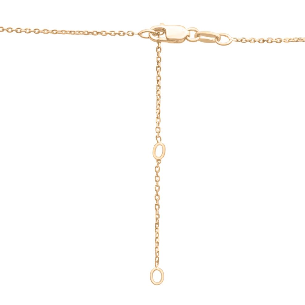 Rose de France and Freshwater Pearl Toi et Moi Necklace in Vermeil – Image 4 of 6