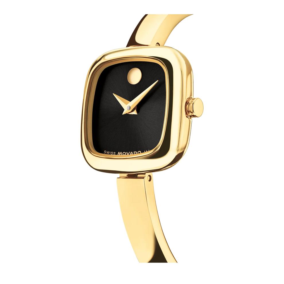 Ladies' Museum Bangle Watch in Gold-Tone Stainless Steel, 21mm – Image 2 of 3
