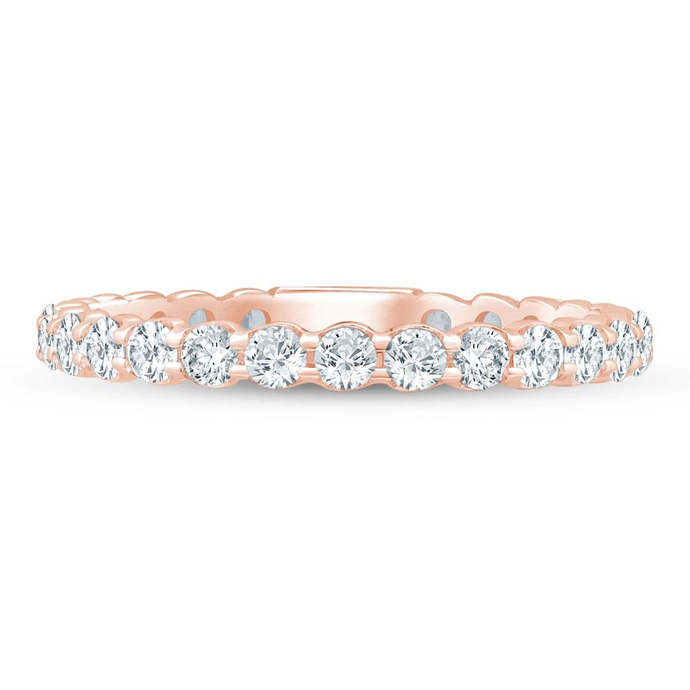 Lab Grown Diamond Sizeable Eternity Band in 14K Rose Gold (1 ct. tw.) – Image 1 of 3