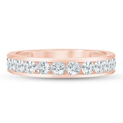 Diamond Channel Band in 14K Rose Gold (1 ct. tw.)
