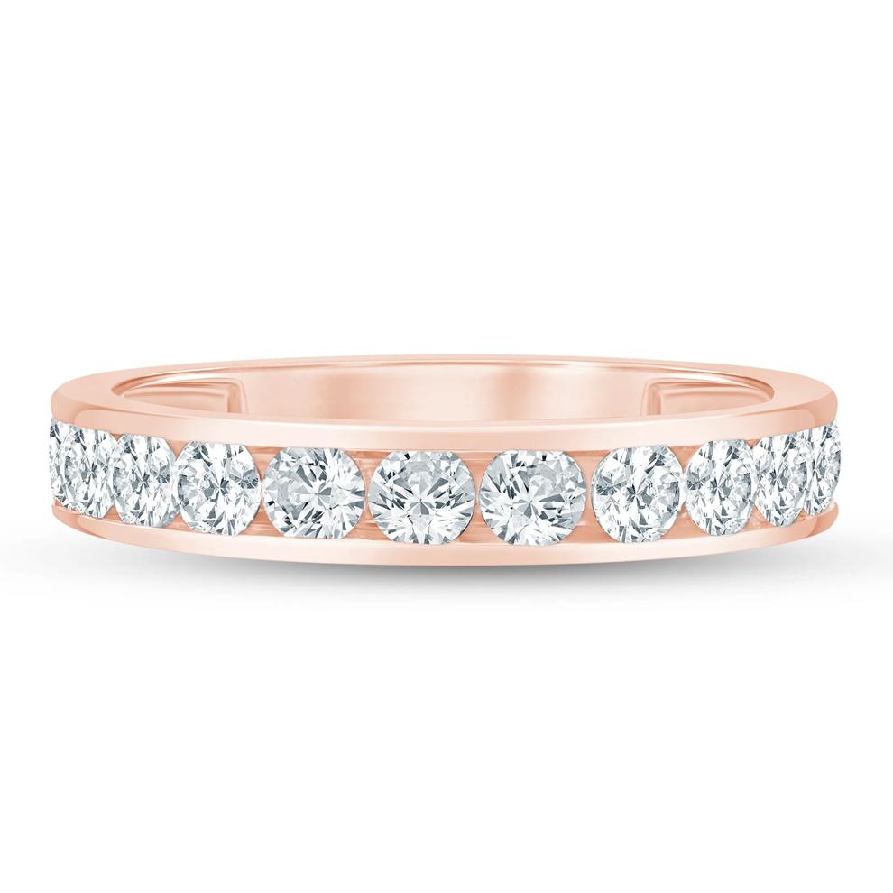 Diamond Channel Band in 14K Rose Gold (1 ct. tw.) – Image 1 of 3