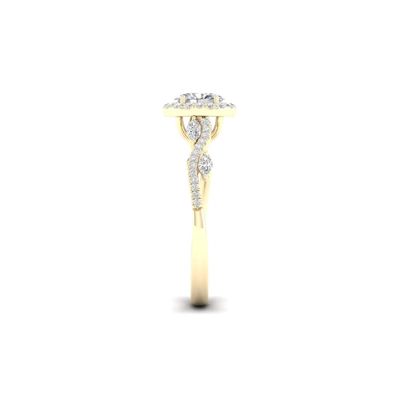 3/4 ct. tw. Diamond Engagement Ring in 14K Yellow Gold – Image 2 of 5