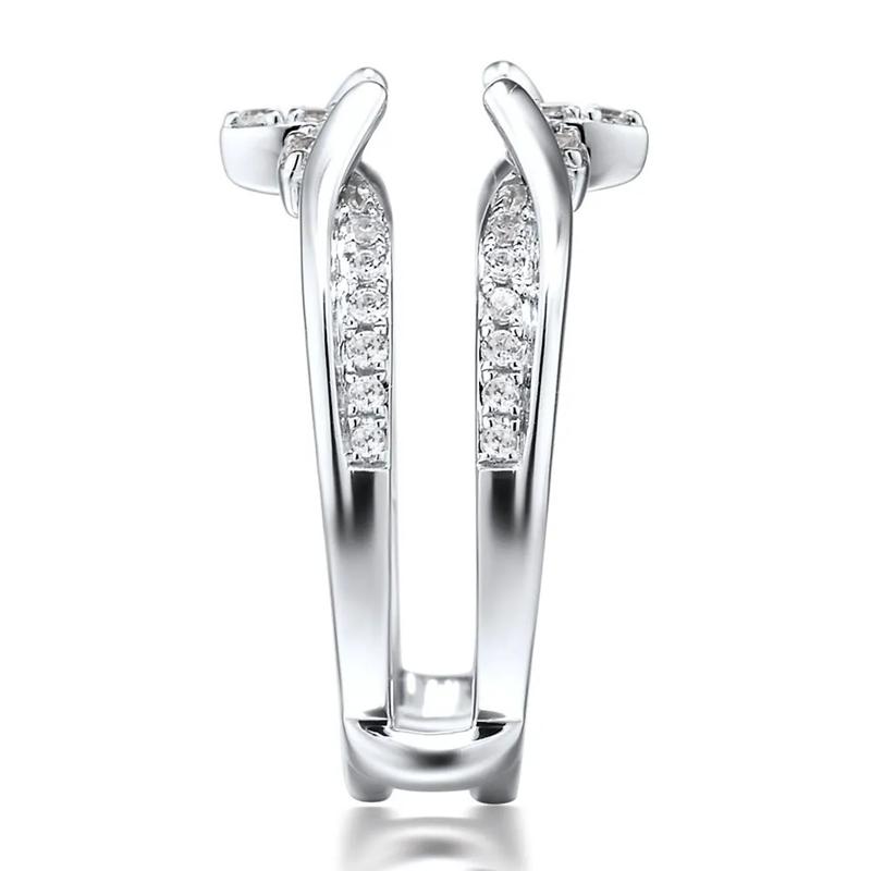 1/3 ct. tw. Diamond Ring Enhancer in 10K White Gold – Image 2 of 3