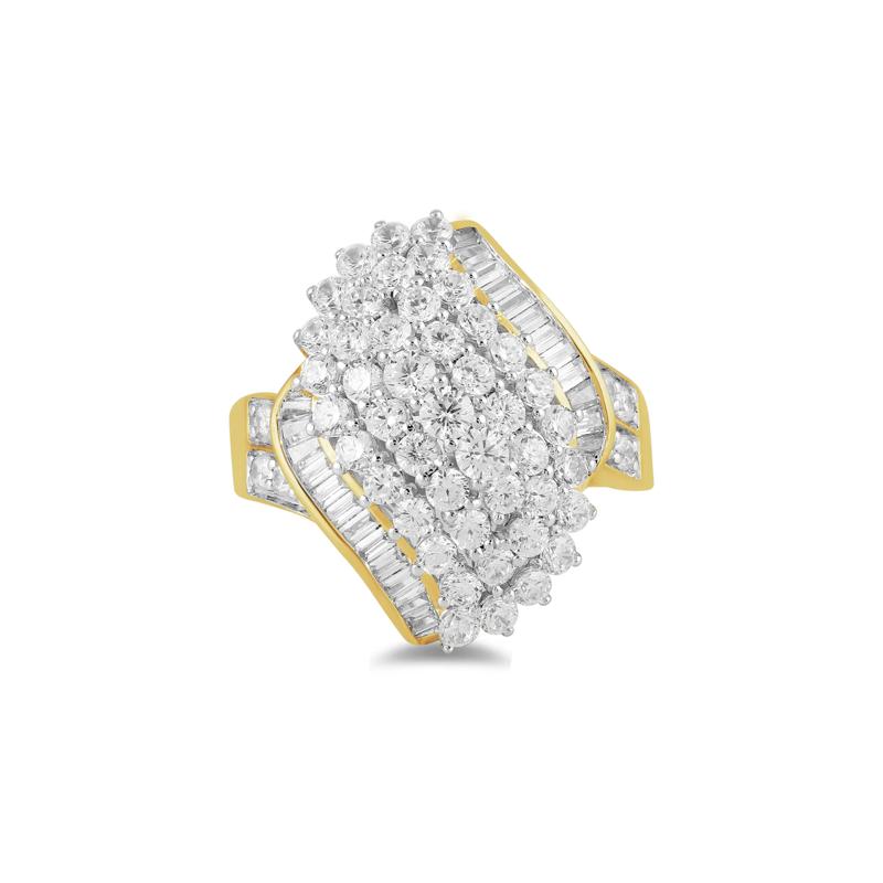 Lab Grown Diamond Ring in 10K Yellow Gold &#40;2 ct. tw.&#41; – Image 1 of 3
