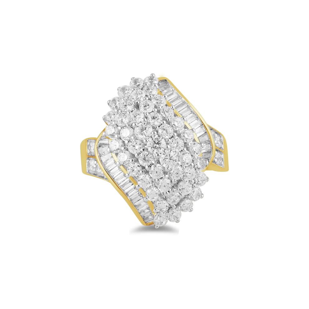 Lab Grown Diamond Ring in 10K Yellow Gold (2 ct. tw.) – Image 1 of 3