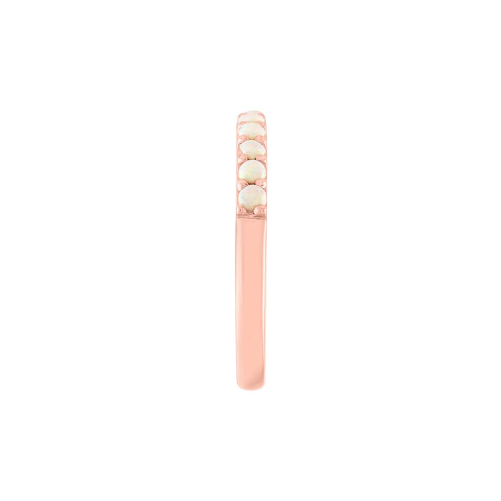 Australian Opal Stacking Ring in 10K Rose Gold – Image 3 of 3