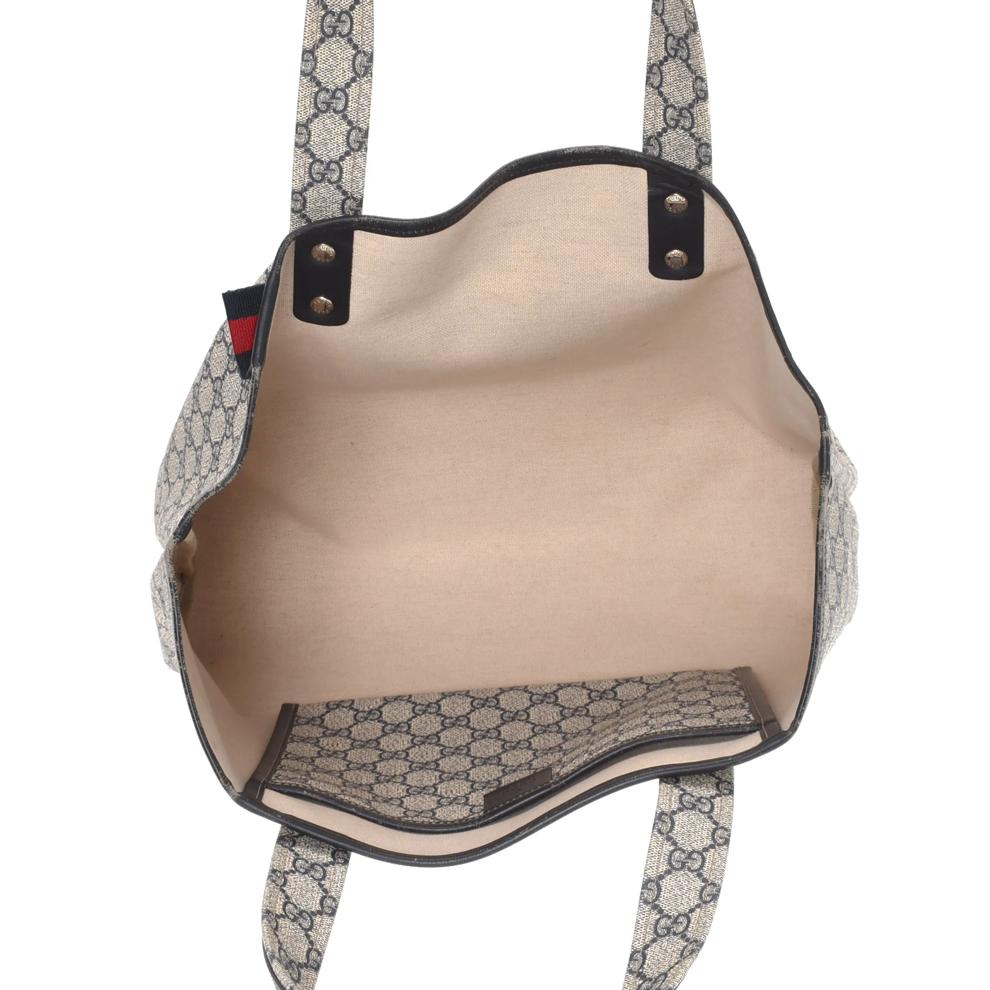 Pre-Owned Gucci Signature Web Loop Tote – Image 3 of 8