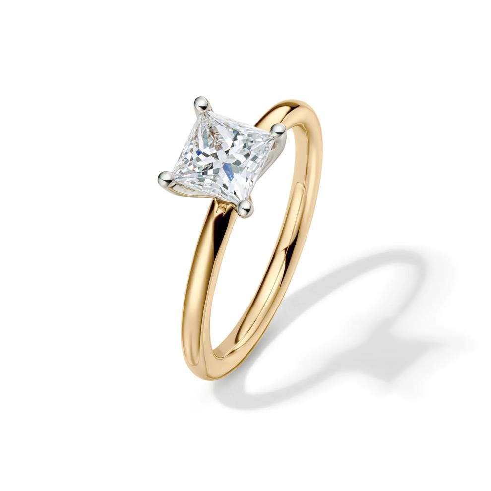 Lab Grown Diamond Princess-Cut Solitaire Engagement Ring – Image 3 of 3