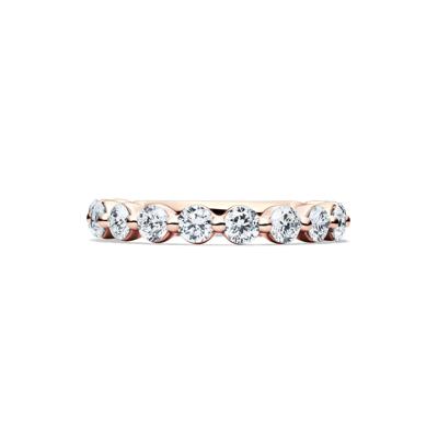 Lab Grown Diamond Wedding Band in 14K Rose Gold (1 1/2 ct. tw.)