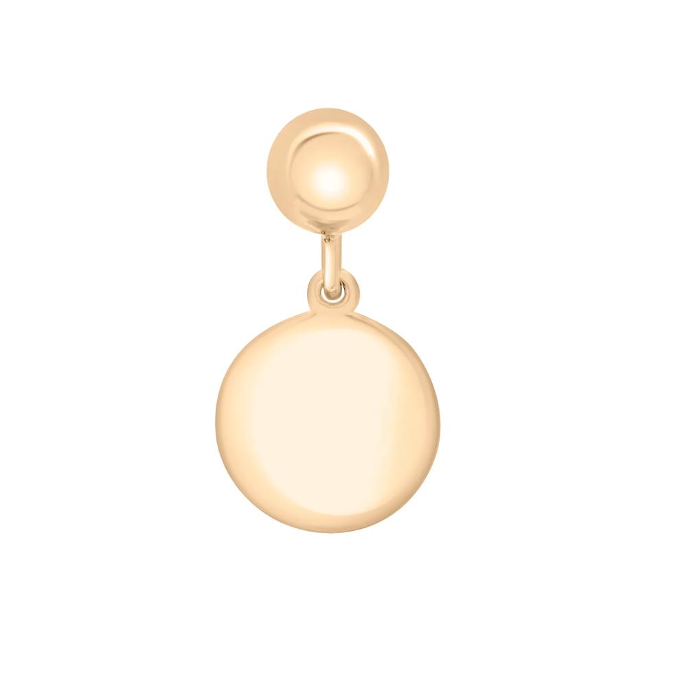 I Am Loved Disc Bead Charm in Vermeil – Image 3 of 3
