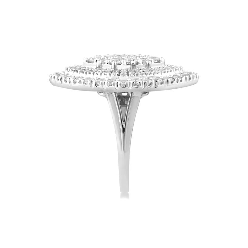 Lab Grown Diamond Multi-Halo Ring in 10K White Gold &#40;2 1/2 ct. tw.&#41; – Image 3 of 3