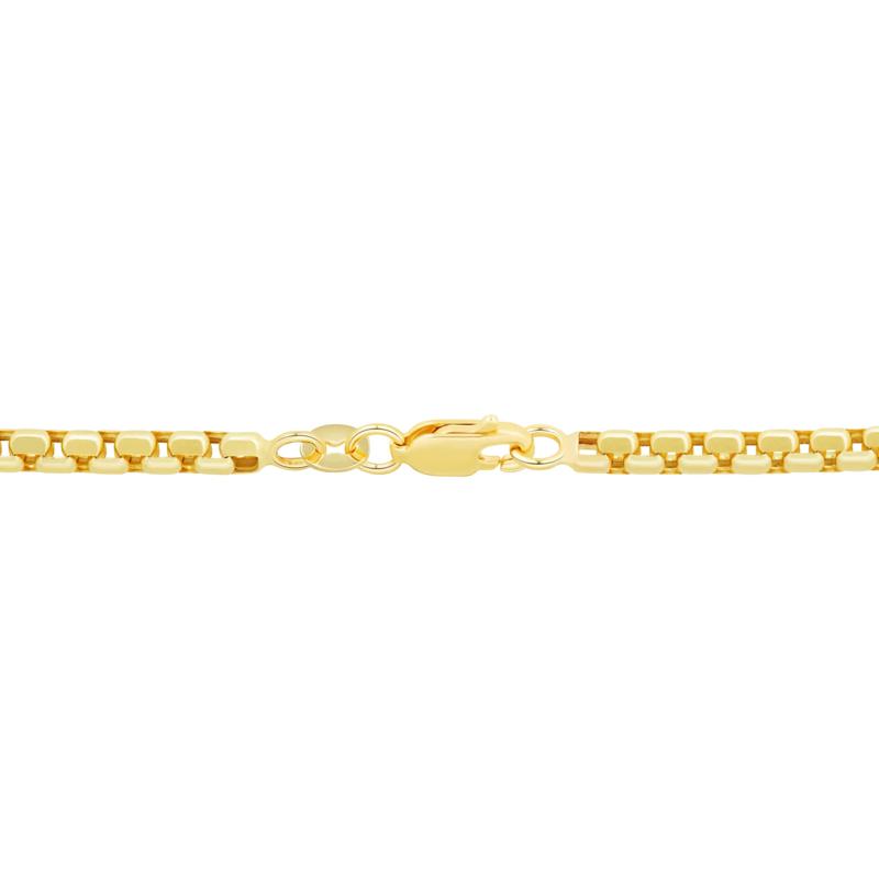 Box Chain in 10K Yellow Gold, 3.5MM, 22&quot; – Image 3 of 3