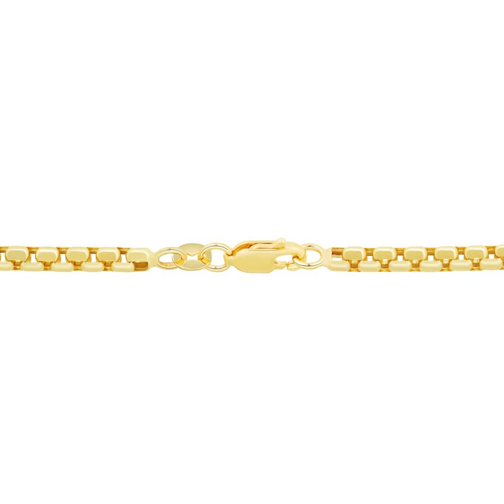 Box Chain in 10K Yellow Gold, 3.5MM, 22" – Image 3 of 3