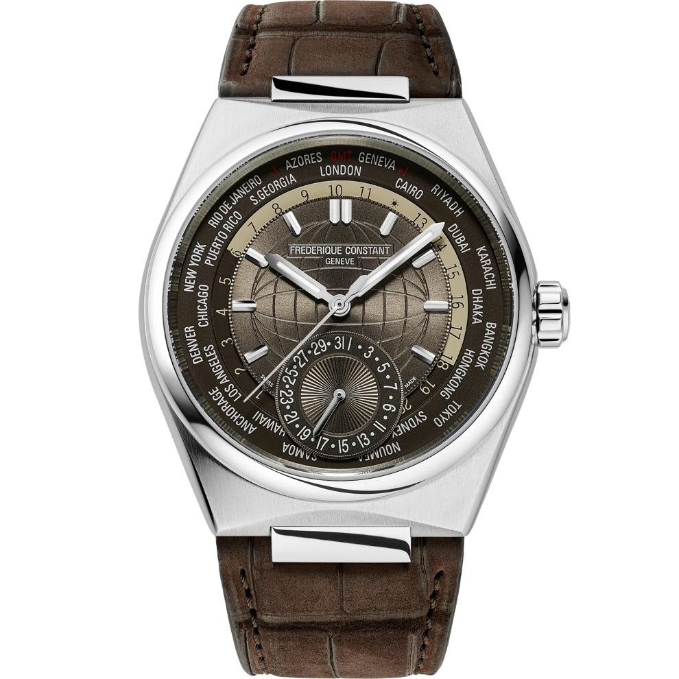 Men's Highlife Classics Worldtimer Watch in Brown Alligator Leather – Image 1 of 3