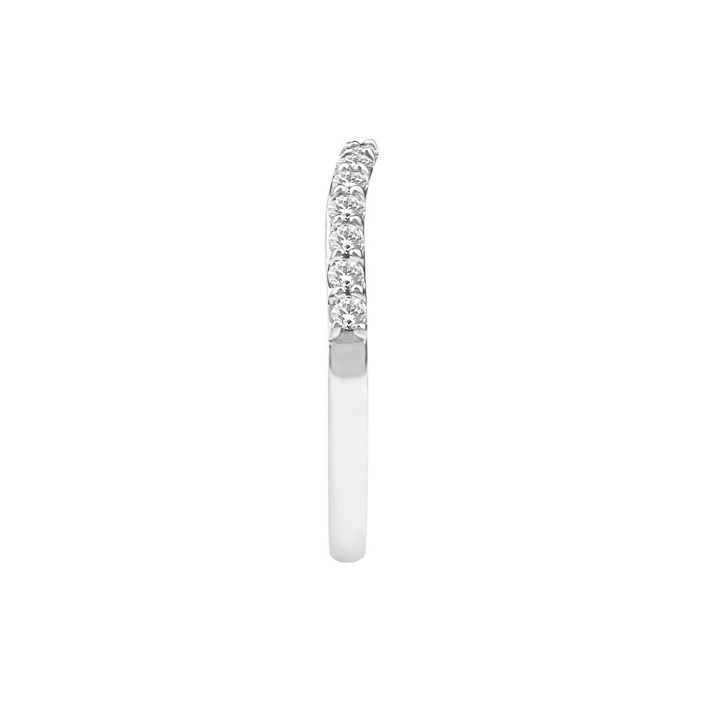 Leila Lab Grown Diamond Contour Band in Platinum (1/3 ct. tw.) – Image 3 of 5