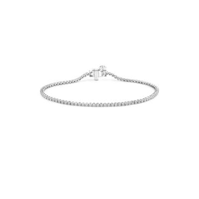 Diamond Tennis Bracelet in Sterling Silver, 7" (1 ct. tw.)