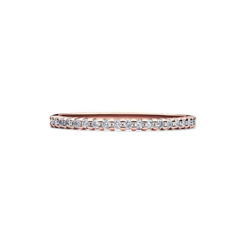 Lab Grown Diamond Anniversary Band in 10k Rose Gold &#40;1/7 ct. tw.&#41;  – Image 1 of 4