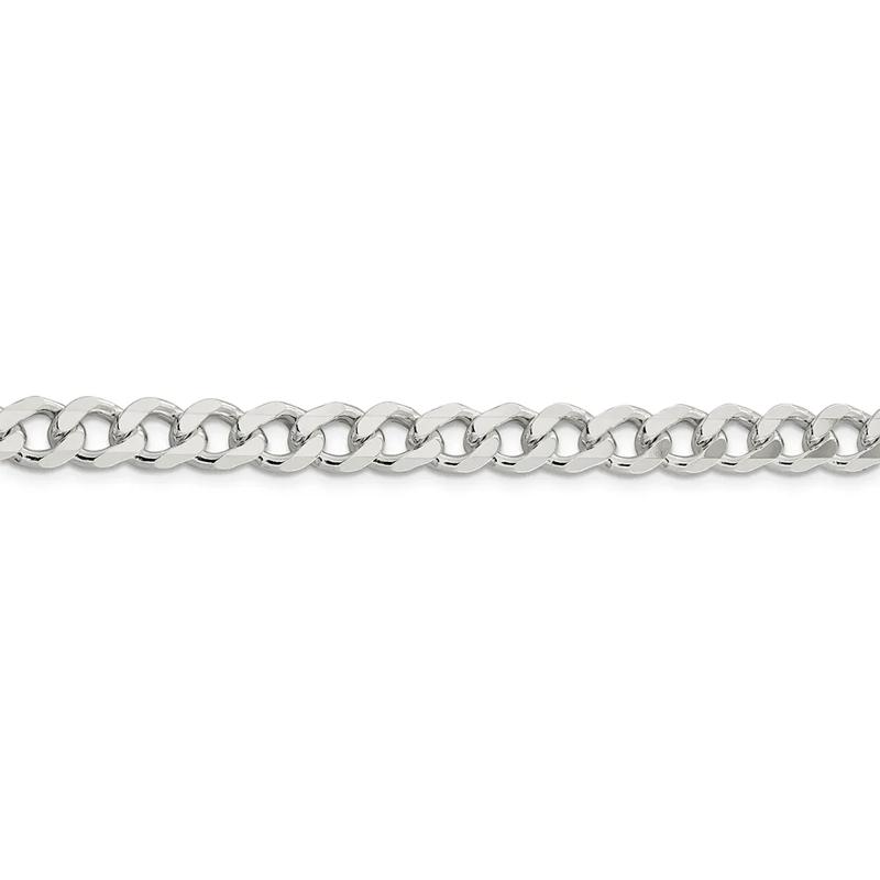 Curb Chain Necklace in Sterling Silver, 26&quot; – Image 2 of 3