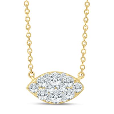 Diamond Pendant in 10K Gold (1/4 ct. tw.)