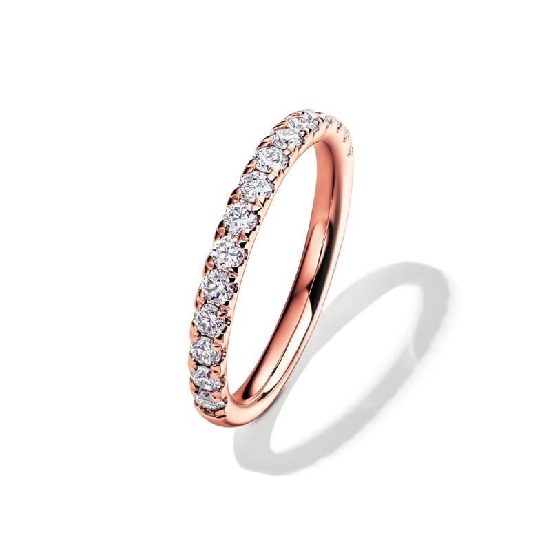 Diamond Bridal Set in 14K Rose Gold &#40;2 ct. tw.&#41; – Image 6 of 6