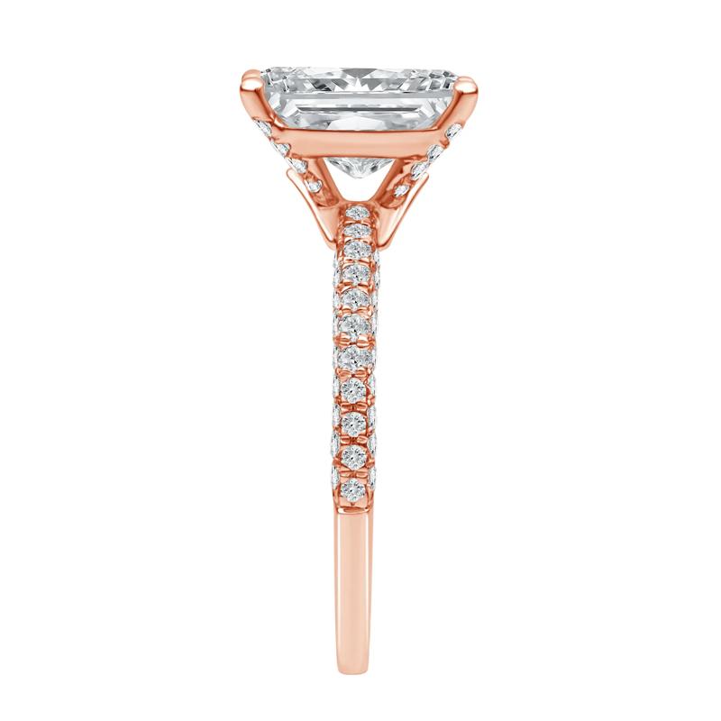 Isla Lab Grown Diamond Engagement Ring in 14K Rose Gold &#40;3 5/8 ct. tw.&#41; – Image 3 of 4