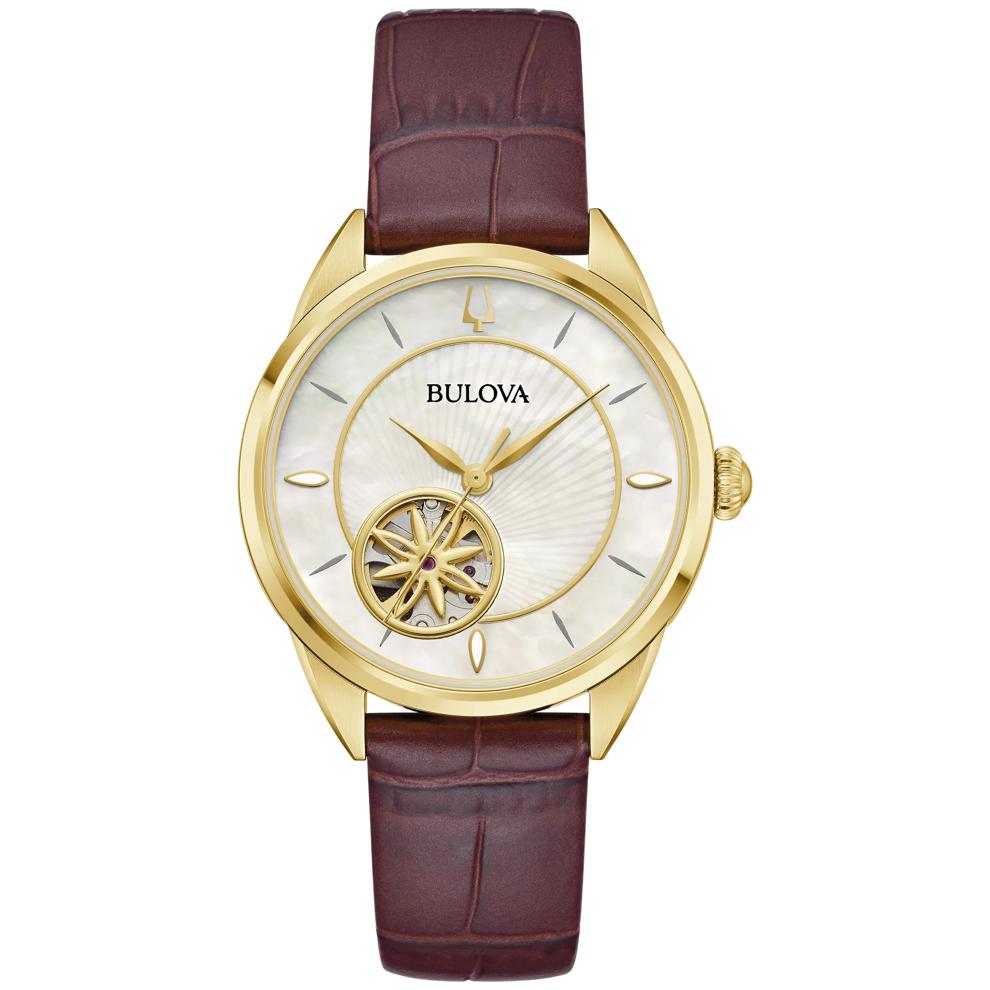 Ladies' Sutton Watch with Brown Leather Strap – Image 1 of 3