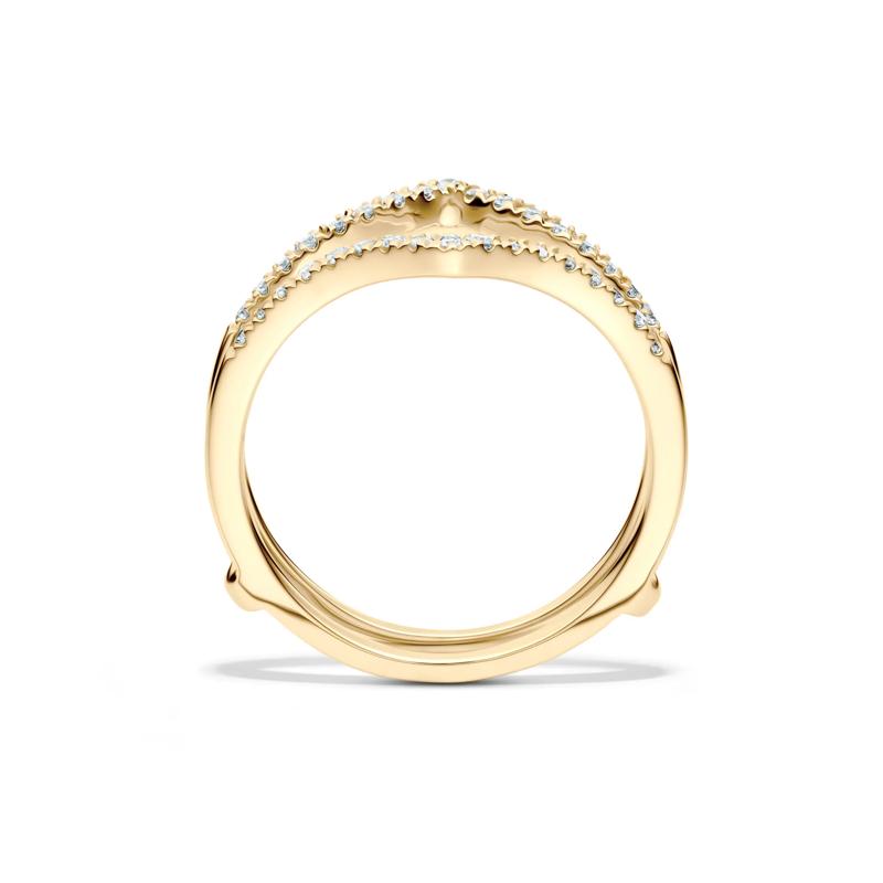 Diamond Chevron Insert in 10K Yellow Gold &#40;1/5 ct. tw.&#41; – Image 2 of 4