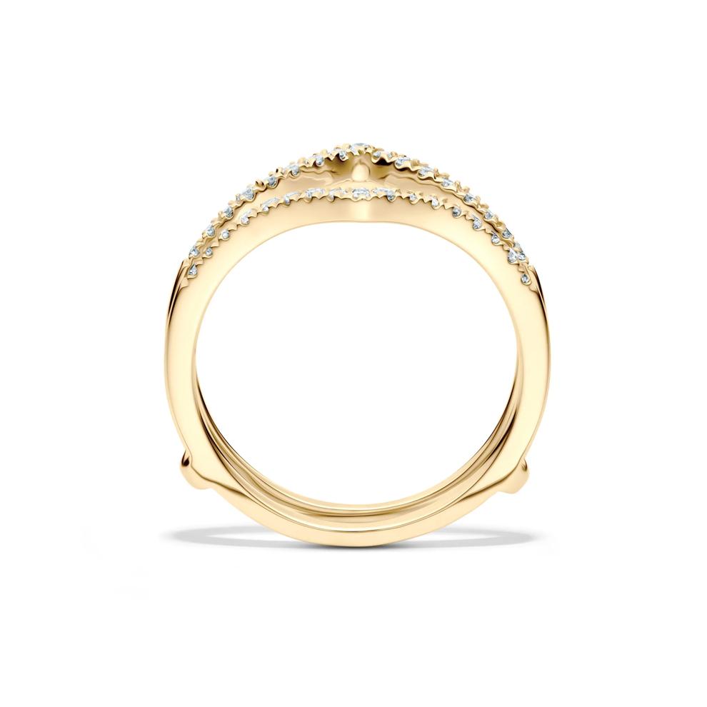 Diamond Chevron Insert in 10K Yellow Gold (1/5 ct. tw.) – Image 2 of 4