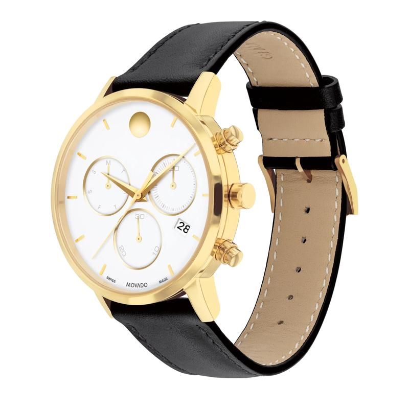 Men&#39;s Museum Classic Chrono Watch in Gold-Tone Stainless Steel, 42MM – Image 2 of 3