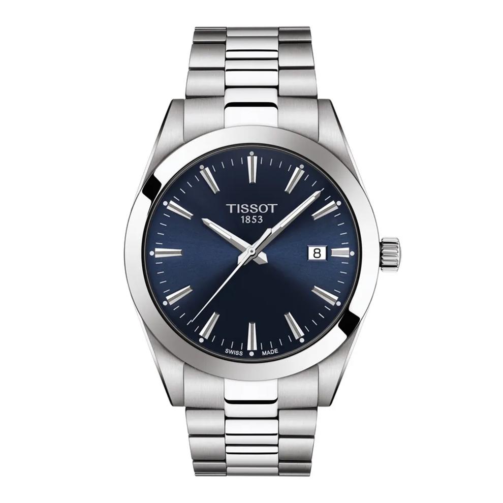 Men&rsquo;s Blue Watch in Stainless Steel, 40mm – Image 1 of 2