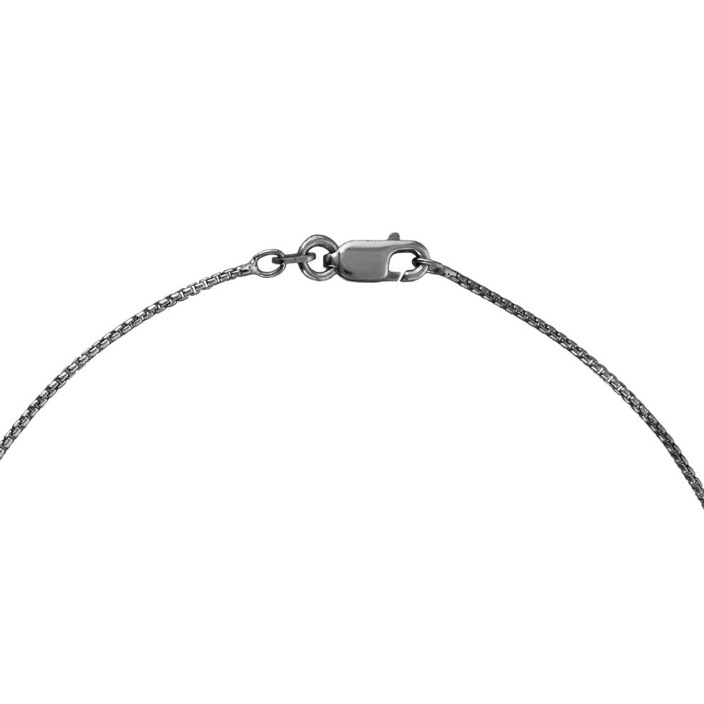 Black Diamond Arrowhead Pendant Necklace in Black Rhodium Sterling Silver (1/5 ct. tw.) – Image 2 of 4