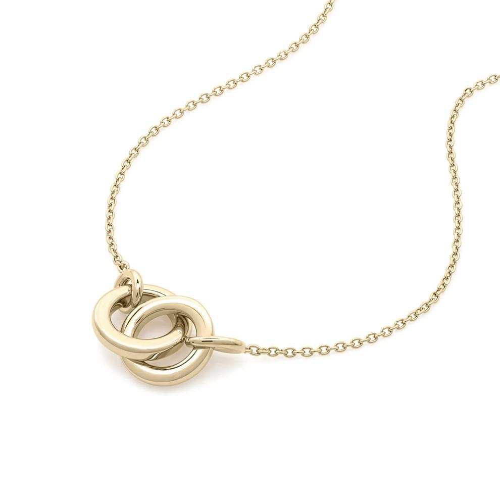 Linked Circle Necklace in Vermeil – Image 4 of 4