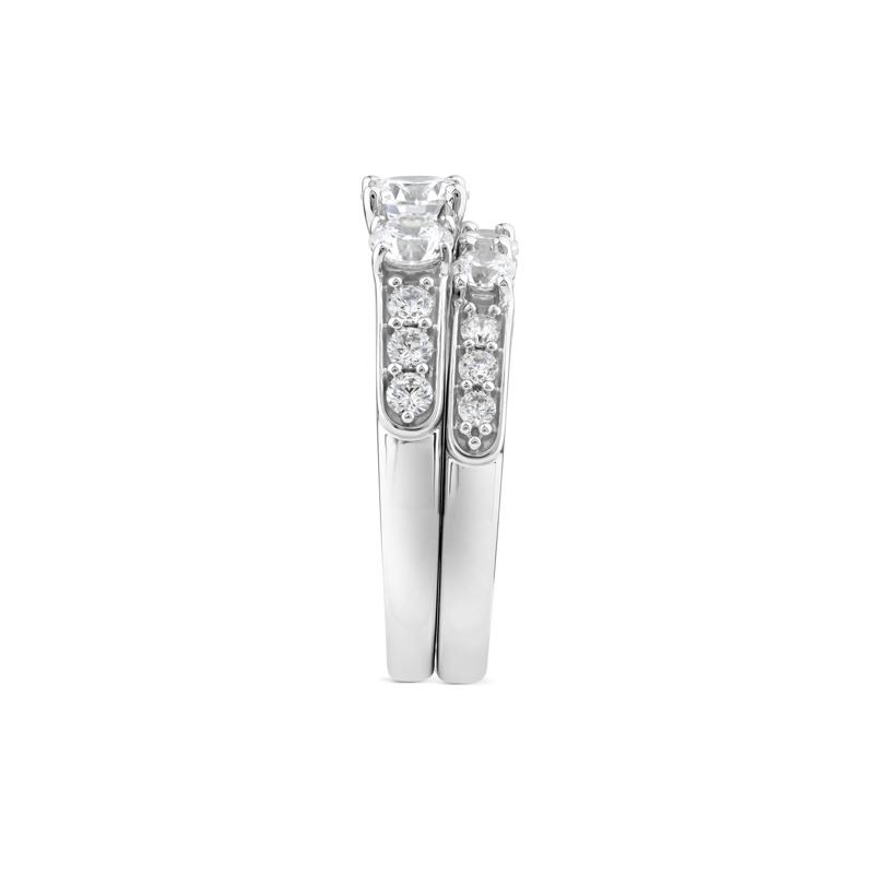 Lab Grown Diamond Engagement Ring Set in 10K White Gold &#40;2 1/4 ct. tw.&#41; – Image 3 of 3