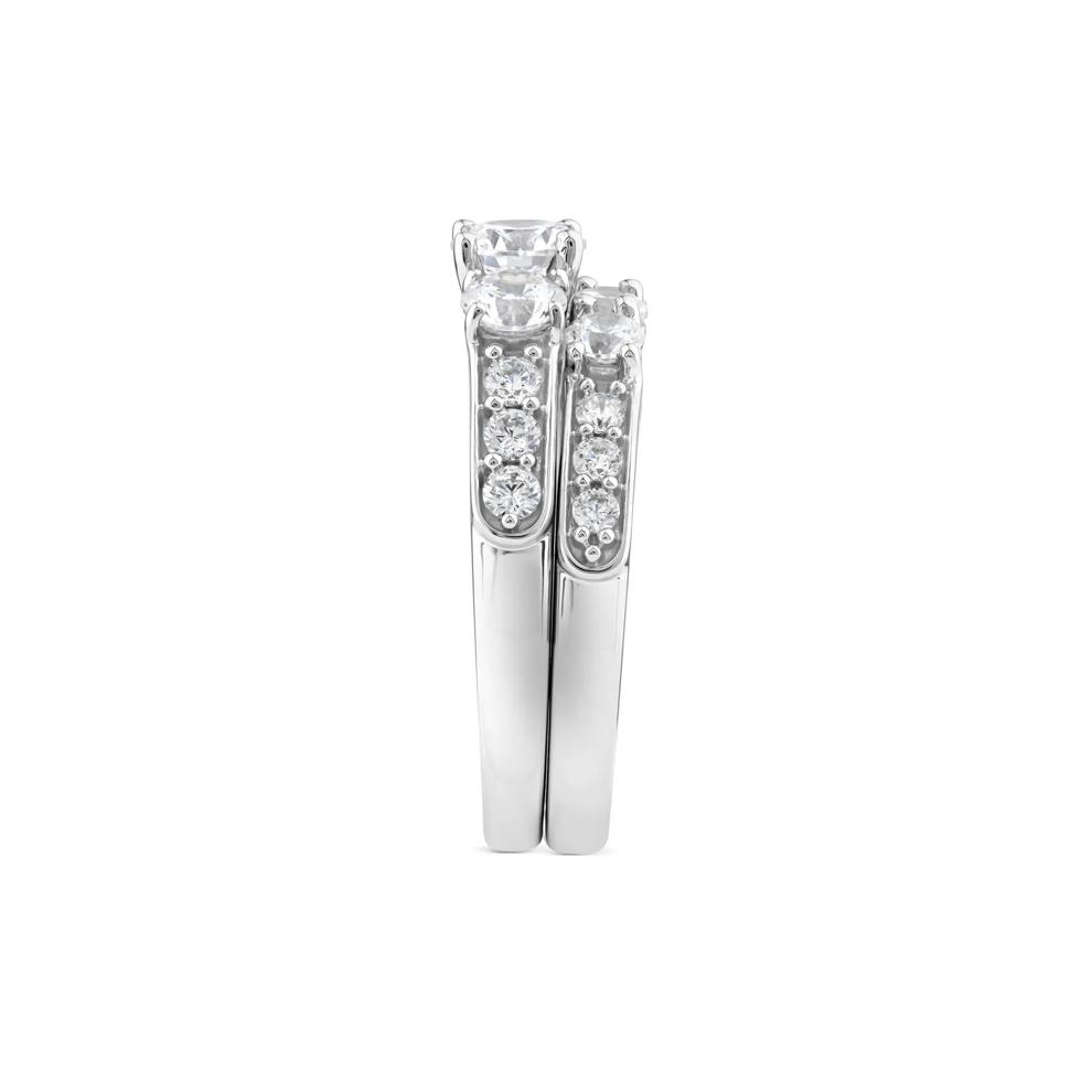 Lab Grown Diamond Engagement Ring Set in 10K White Gold (2 1/4 ct. tw.) – Image 3 of 3