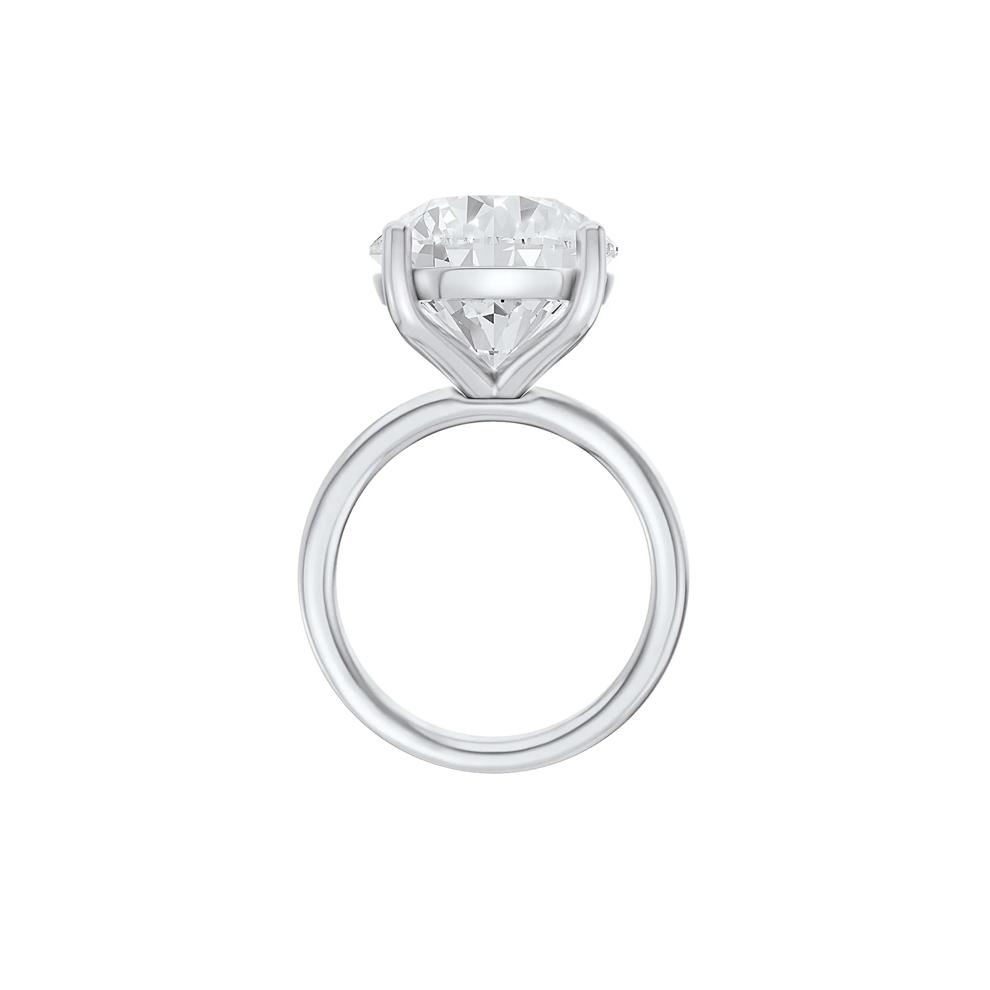 Lab Grown Diamond Round Solitaire Ring in Platinum (9 ct.) – Image 3 of 5