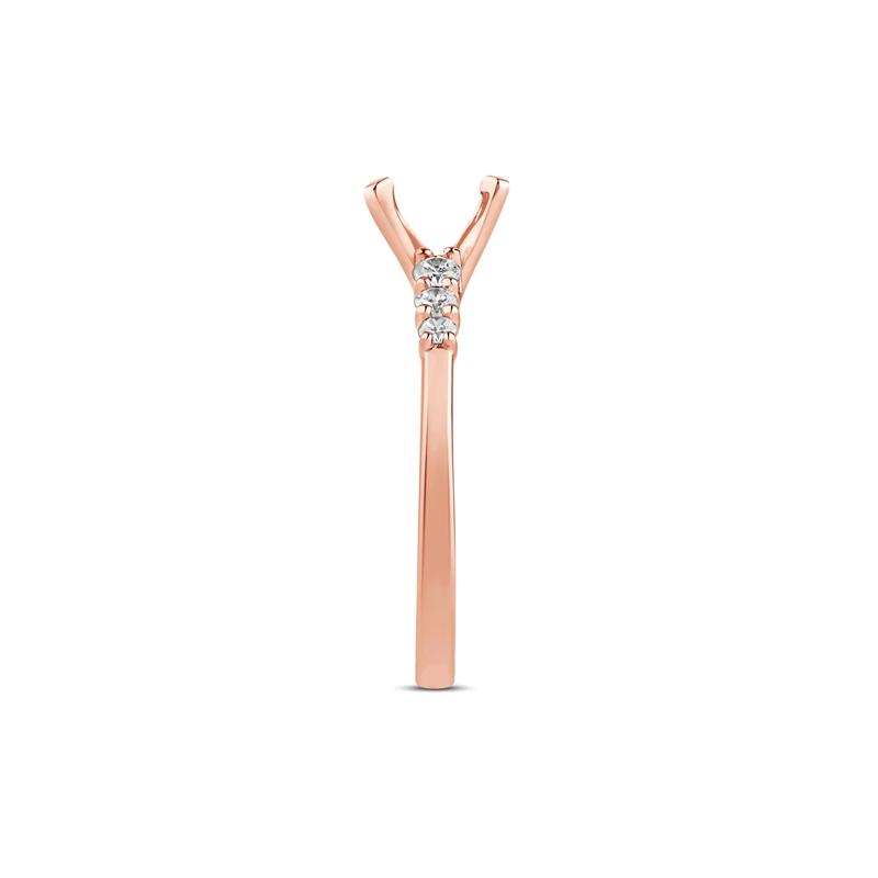 Diamond Semi-Mount in 14K Rose Gold &#40;1/4 ct. tw.&#41; – Image 3 of 5