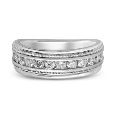 Men's 1 ct. tw. Diamond Band in 10K White Gold