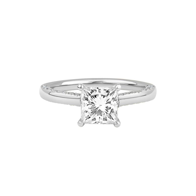 Abigail Lab Grown Diamond Engagement Ring in 14K White Gold &#40;2 ct. tw.&#41; – Image 1 of 4