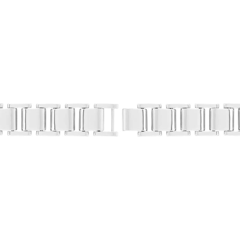 Black Onyx Fleur-de-Lis Bracelet in Sterling Silver &amp; 10K Yellow Gold – Image 2 of 2